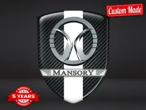 Mansory Stampa Adesivi Paraurti Alta Gamma Professionale Minimal